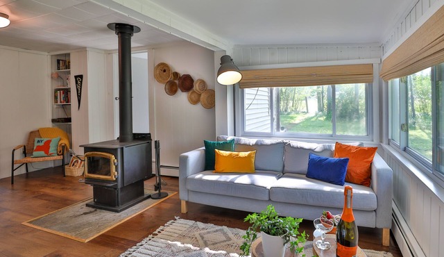 Cozy Wood burning Stove in Heart of Catskills