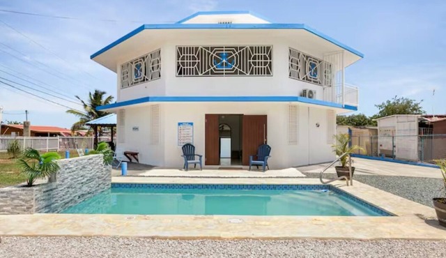 Create unforgettable memories at our unique hexagonal villa with private pool.