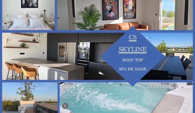 CS Skyline rooftop spa de nage