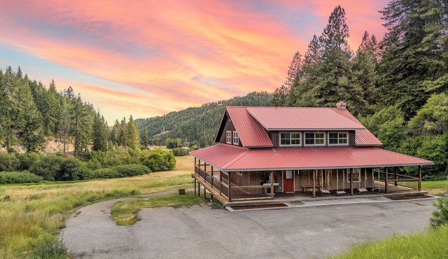 Custom built home on 5 private acres, unobstructed views, and a hot tub.