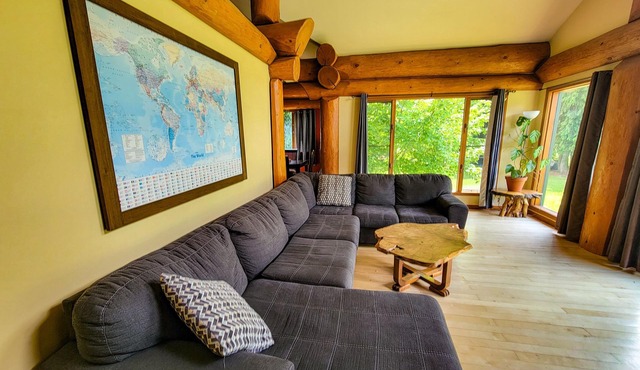 Custom Timber Frame Home with Hot Tub