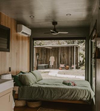 Cute, Cozy Container with Outdoor Bath near Montville