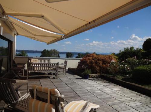 Dachterrassen Ferienwohnung mit See- u. Bergblilck