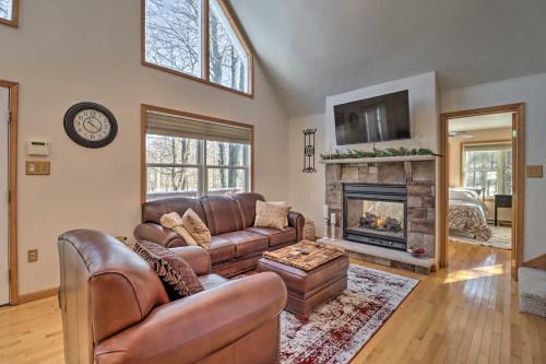 Deck, Pool, Trails Access: Pocono Family Home!