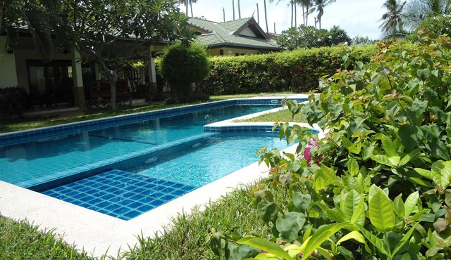 Deluxe 3 bed room pool villa in beach resort Idyllic Samui