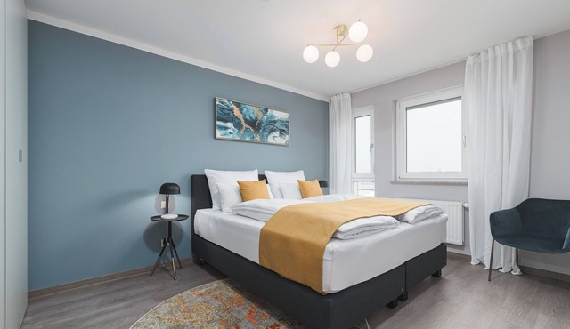Deluxe apartment for up to 6 people I Near the trade fair and airport