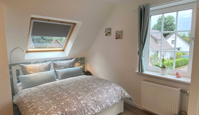 Deluxe double room courtyard view - bed&breakfast Worpsweder Blick