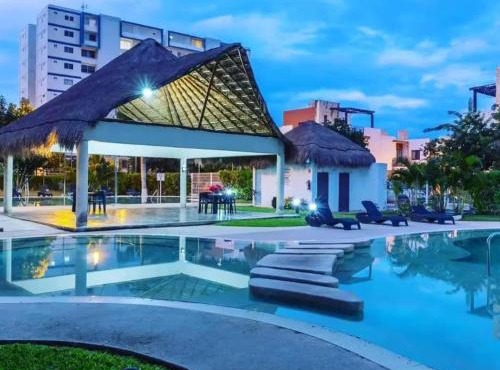 depa premium con alberca, jacuzzi y seguridad 24 horas