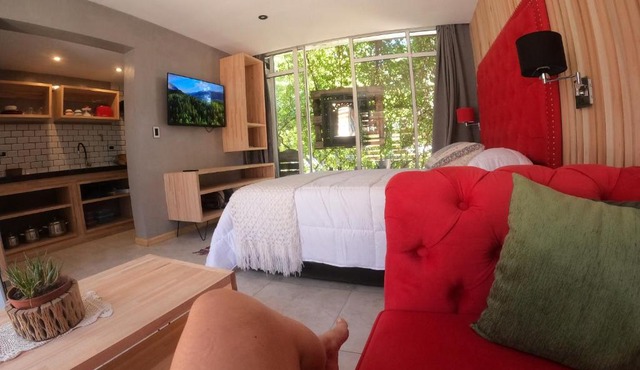 Departamento con parque a metros del mar
