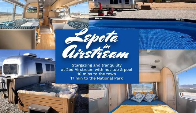 Desert Delight 2 Bedroom Glamp Airstream