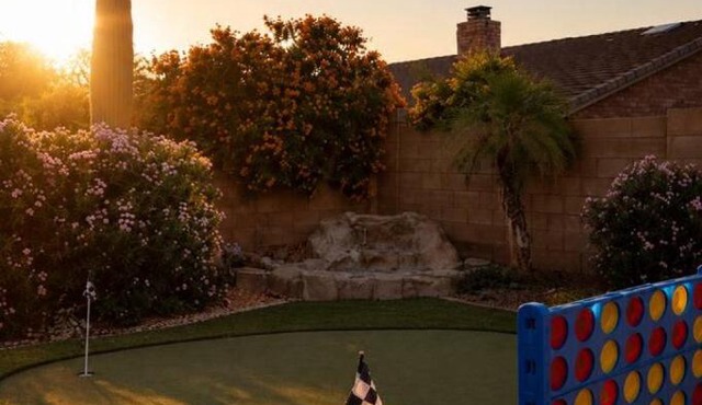 Desert Disconnect Pool and Putting Green