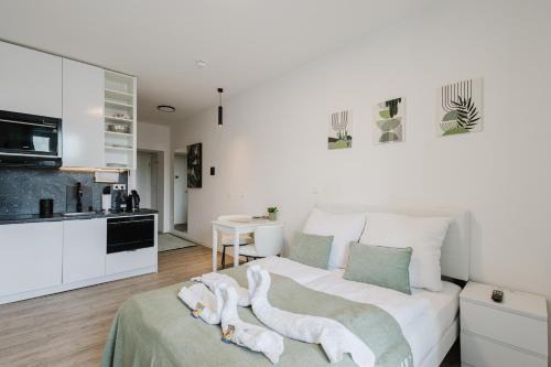 Design-Studio mit Balkon - Nähe Donau