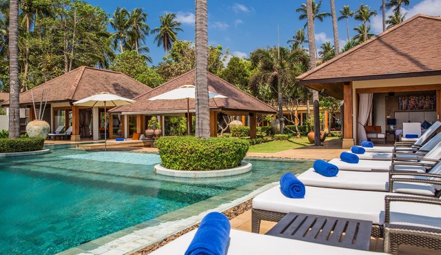 Designer 6BR Beachfront Villa | Laem Sor
