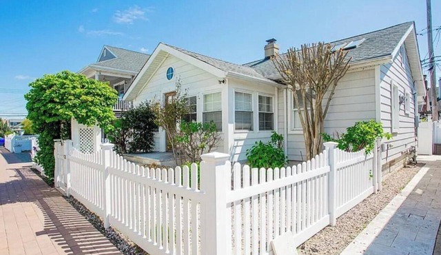 Designer Beachy Cottage minutes walk to the beach, boardwalk, nightlife.