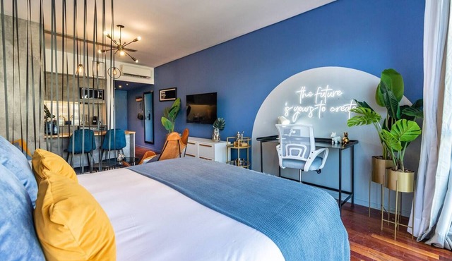 Designer studio in Palermo H with rooftop pool