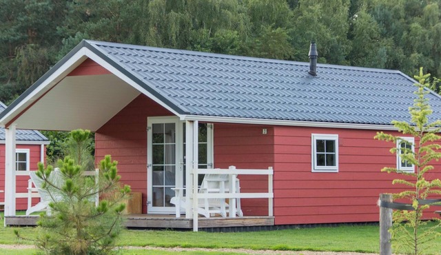 Detached chalet with 2 bedrooms and 1 bathroom