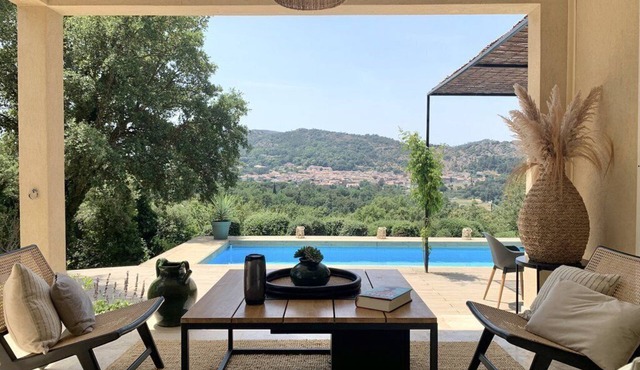 Detached villa in La Garde Freinet near Grimaud and St Tropez.
