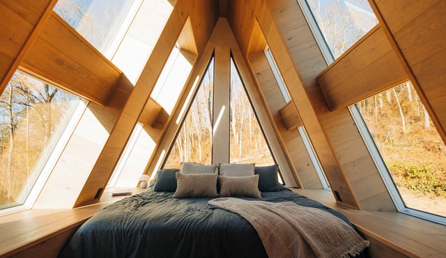 Diamond View PA: A-Frame~Hot Tub~Sauna~Panoramic Mountain Views
