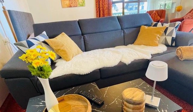 Die CLASSIQUE Suite 65qm - Viel Platz für Ihre Auszeit - Großer Eckbalkon, Badewanne, Vierbeiner- & Familien, Parkgarage - AppHaus Poseidon