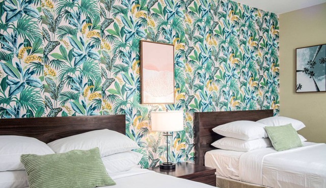 Digital Retro Boutique Hotel - Double Full Near Historic Downtown St. Augustine & the Beach