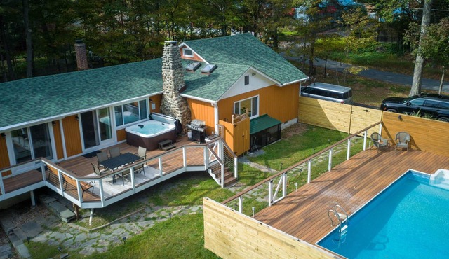 Dink and Dip Catskills Poolside Oasis