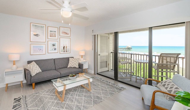 Direct Beach Views Throughout Oceanfront Paradise Corner Unit with Heated Pool