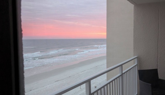 Direct ocean front 2-bedroom condo in Ponce Inlet
