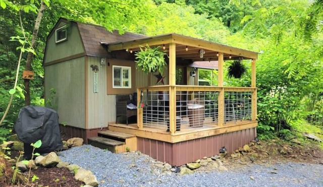 DIRECT STREAM FRONT Mountain Tiny Home
