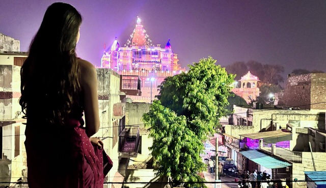 Divine Stay - Facing Krishna Janmabhoomi Temple, Mathura/Vrindavan - Sleeps 2-6