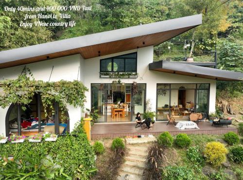 Doc Chill - Mountain View Villa near Hanoi with Spring Infinity Pool