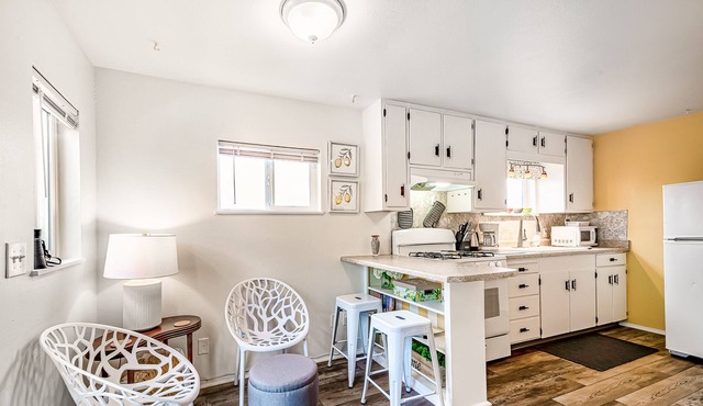 Dog-Friendly, Waterfront Cottage Right on Marina w/Free WiFi, Water Views, Patio