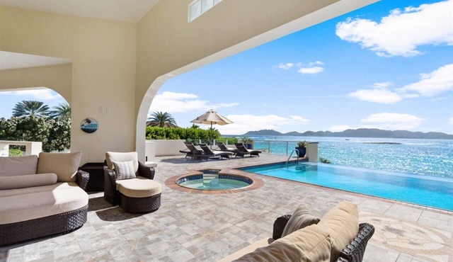 Dolphin at Anguillitta: 3BR Beachfront, Book Now!