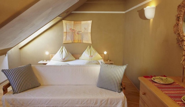 Doppelzimmer Niklas-ilmar - Lehmbaudachzimmer - Biolandhaus Arche