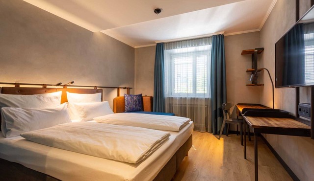 Doppelzimmer Superior - Unsöld's Factory Hotel