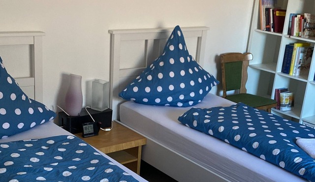 Double room with approx. 18sqm, shared bathroom / shared WC, max. 2 adults + 1 infant (max. 1 year)