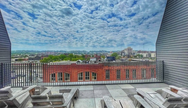 Downtown Luxe Industrial Loft in Mercantile on Morris! Free parking! Dogs ok.