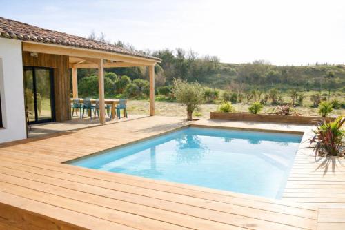 DUNE, villa avec piscine et spa/Proche plage