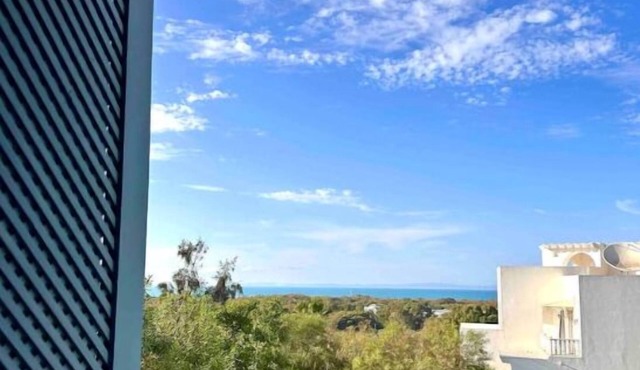 Duplex Avec Jardin, vue sur mer