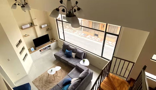 Duplex en el centro de la ciudad