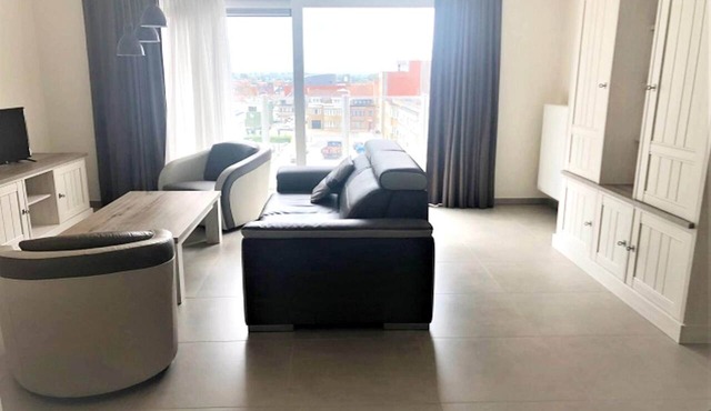 Duplex in Middelkerke near Sea Wall & Center