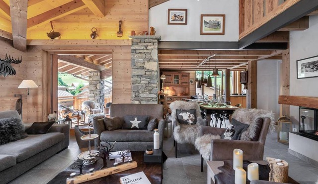 Duplex Montagne 4 Chambres, Proche Ski et Cheminée - FR-1-570-21