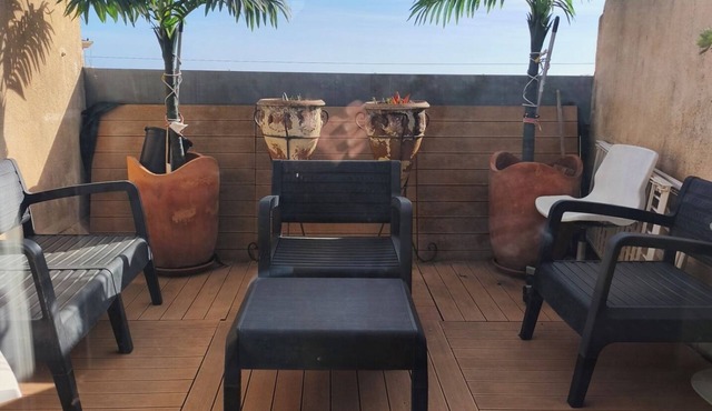 DUPLEX WITH AIR CONDITIONING+ TERRACE SEA VIEW- CANNES LA BOCCA