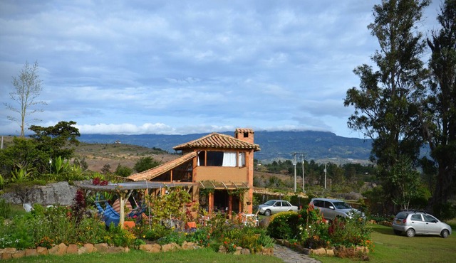 Earthen, open concept loft in the countryside outside Villa de Leyva.