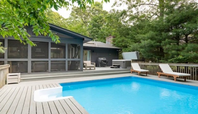 East Hampton Gem with Pool & Hot Tub by Multiple Beaches
