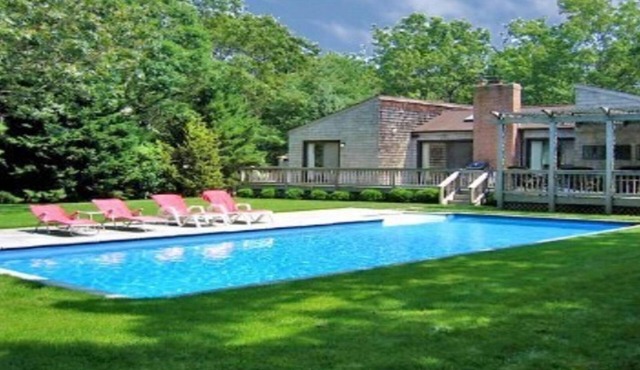 East Hampton slice of heaven with heated pool and 3 minute drive to village.