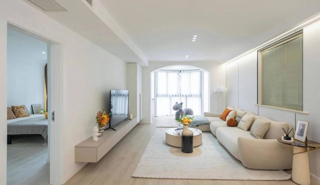 Easternhub-Chic 2-bedroom apartment with AC, WiFi in marvelous Shanghai
