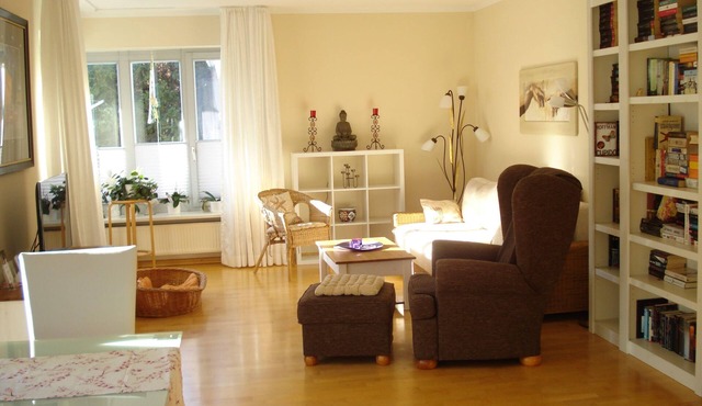 Ebenerdige Ferienwohnung Witt Hus mit Garten & Hund