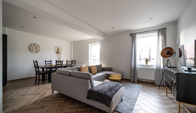 Ebenerdige, Moderne Ferienwohnung mit Viel Platz für die Ganze Familie