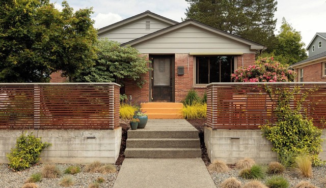 Eclectic Redbrick Rambler near Japanese Gardens