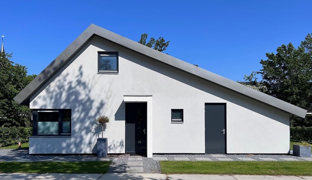 Eco-friendly villa with terrace and garden